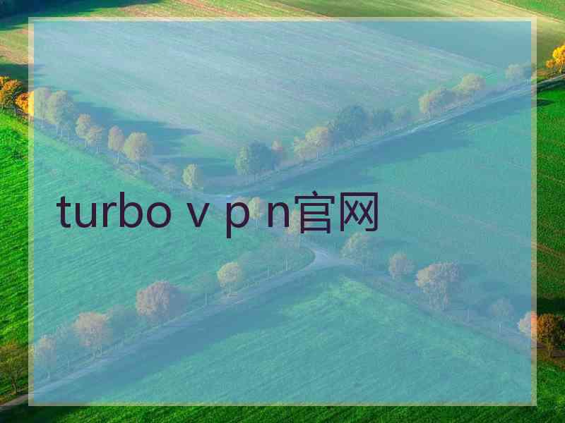 turbo v p n官网