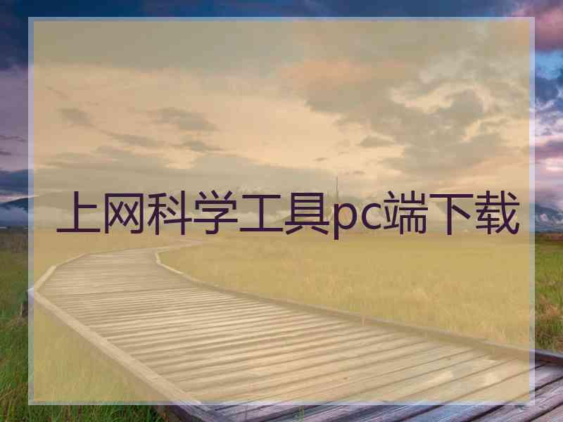 上网科学工具pc端下载