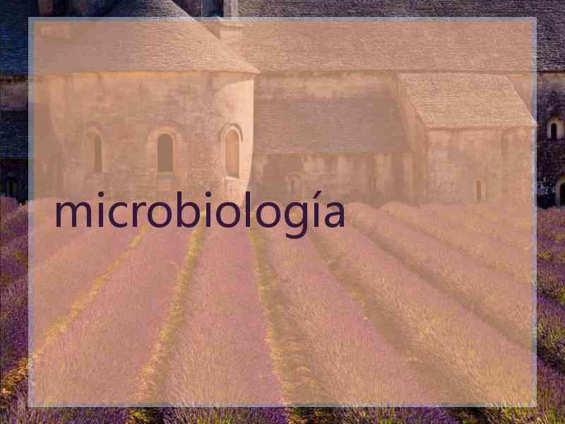 microbiología