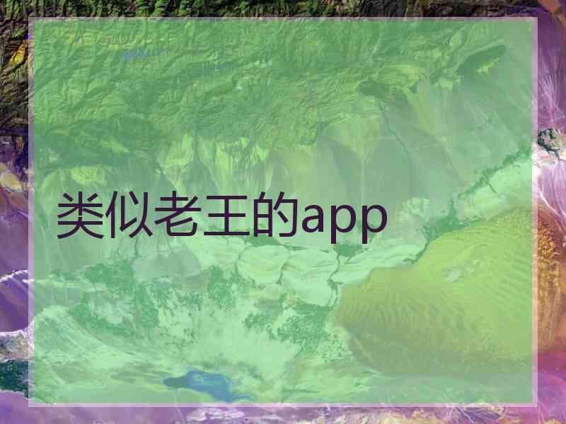 类似老王的app