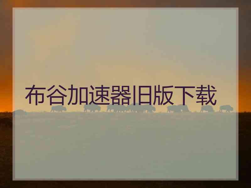 布谷加速器旧版下载