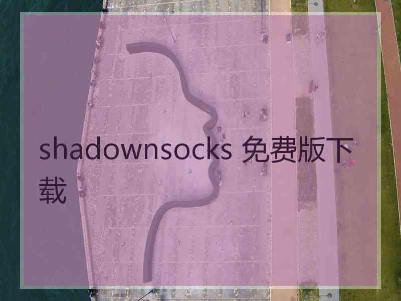 shadownsocks 免费版下载