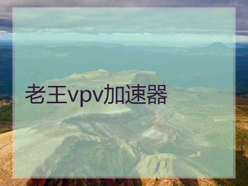 老王vpv加速器
