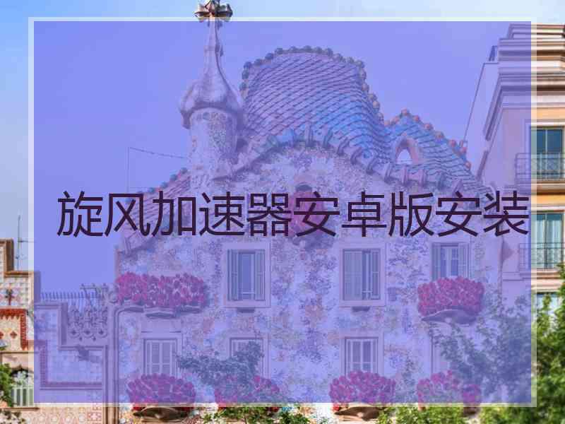 旋风加速器安卓版安装
