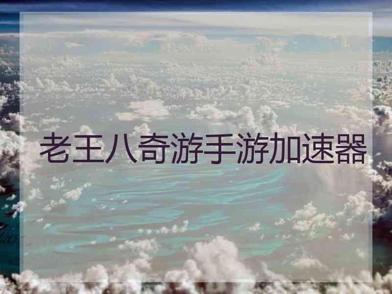 老王八奇游手游加速器