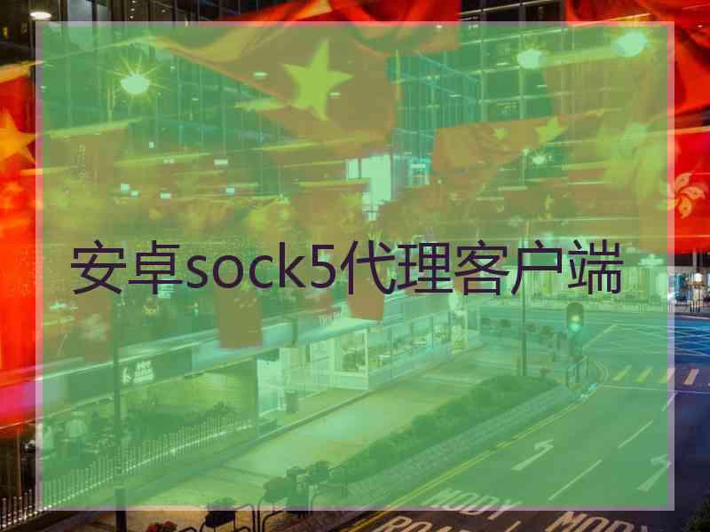 安卓sock5代理客户端