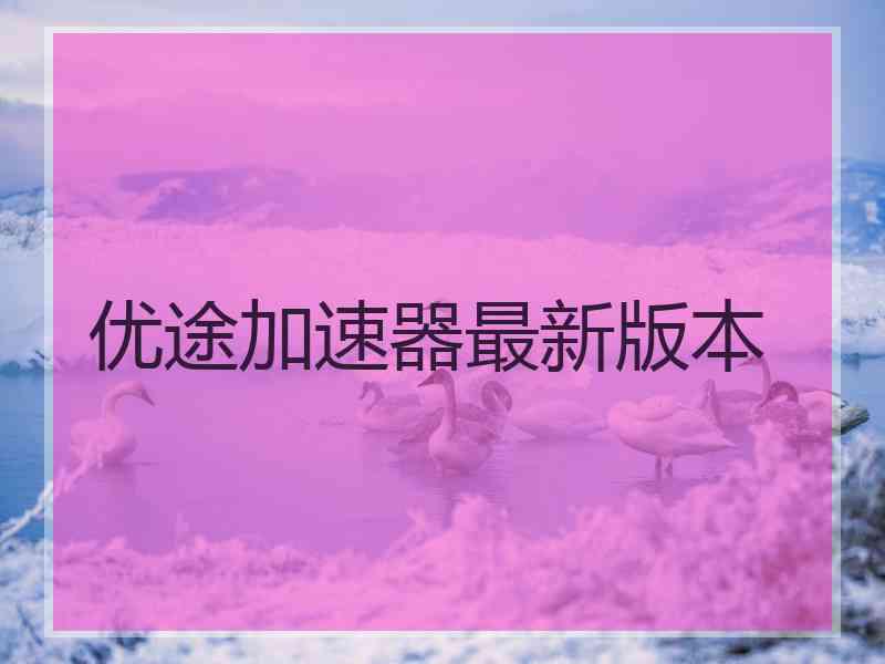 优途加速器最新版本