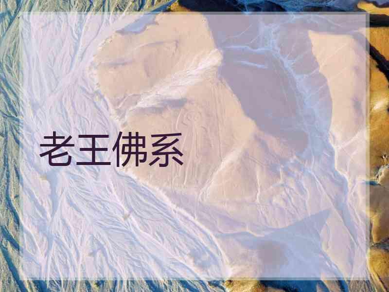 老王佛系