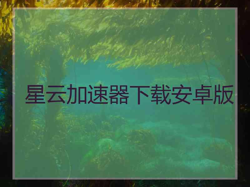 星云加速器下载安卓版