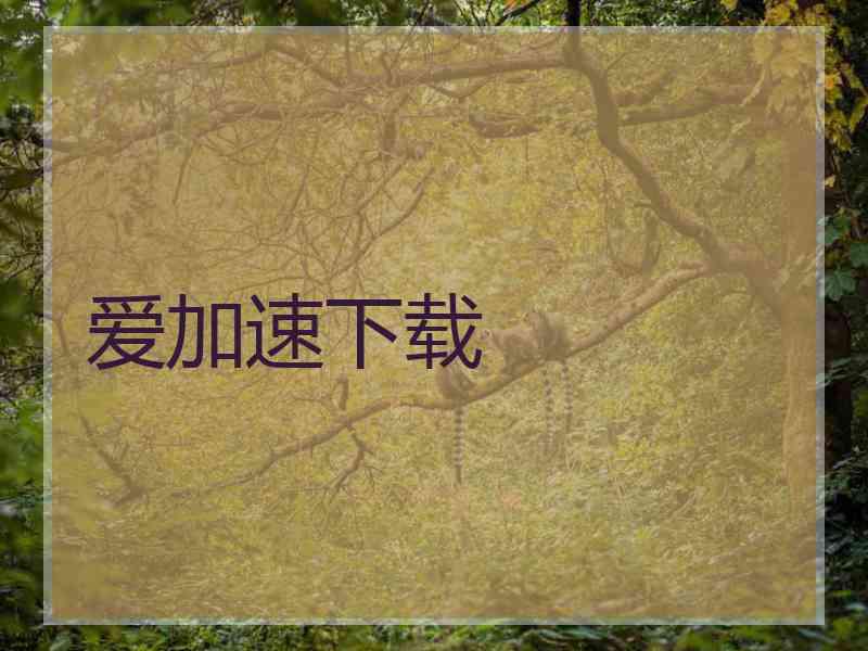 爱加速下载