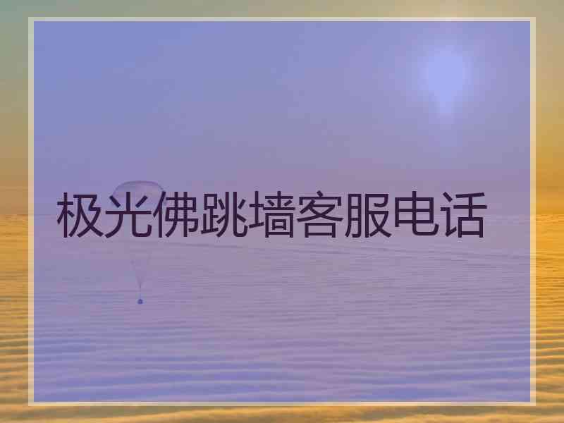 极光佛跳墙客服电话