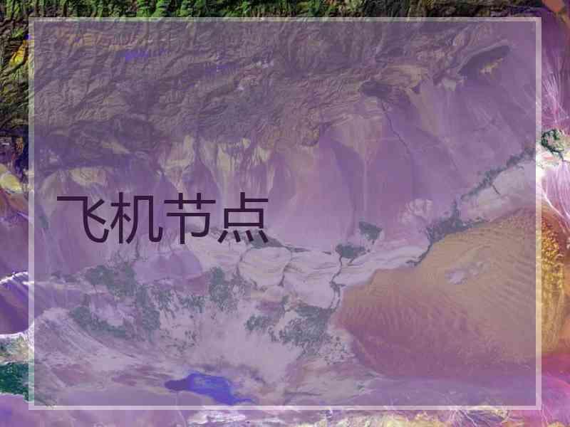 飞机节点