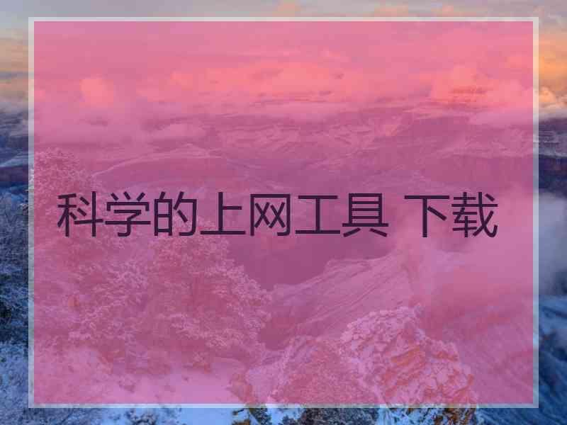 科学的上网工具 下载