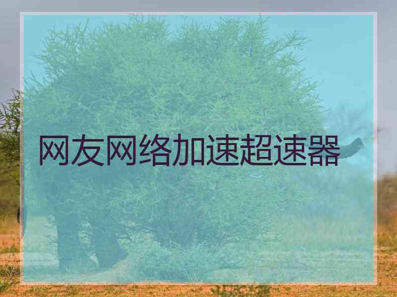 网友网络加速超速器