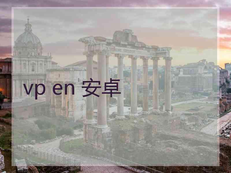 vp en 安卓