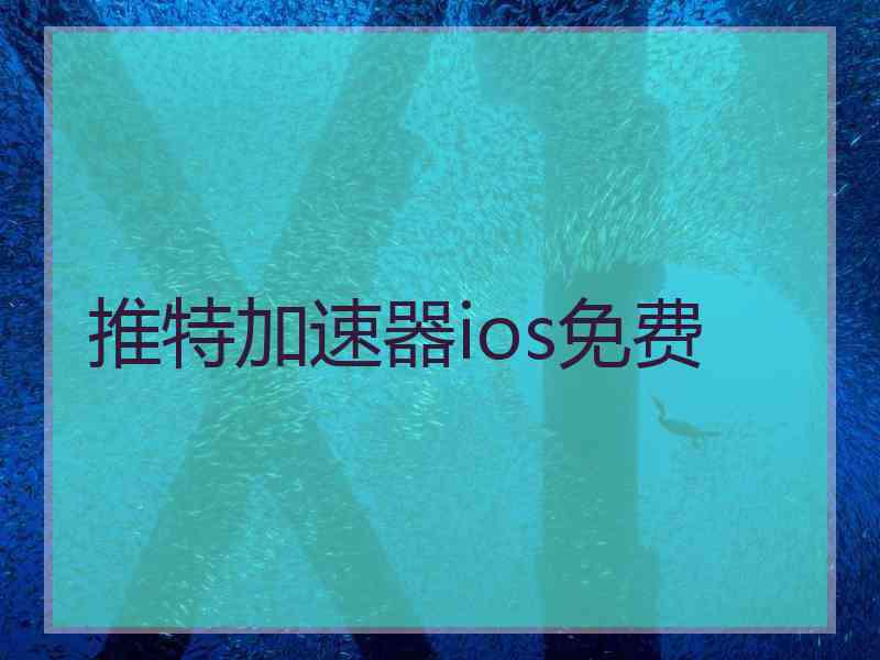 推特加速器ios免费