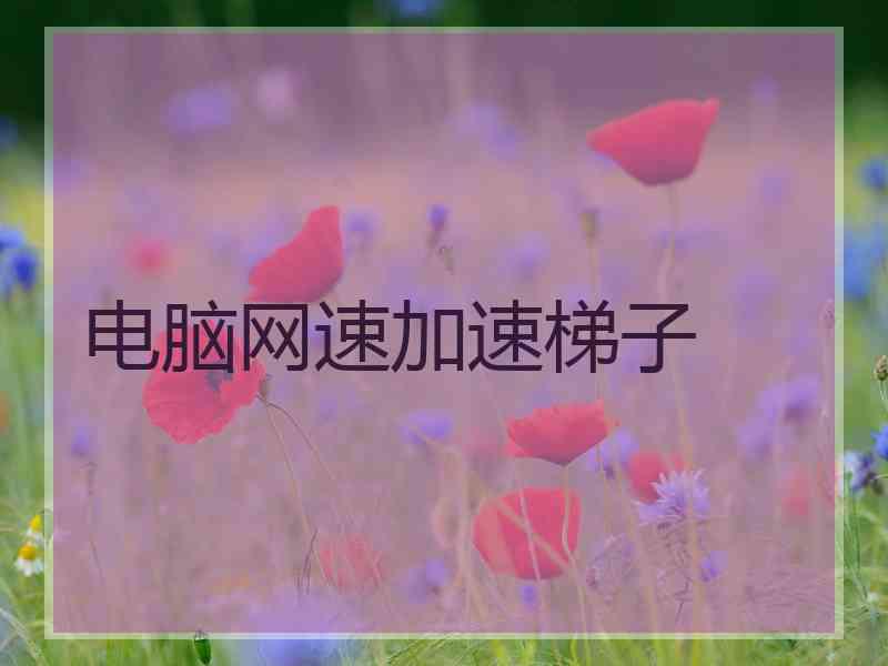 电脑网速加速梯子