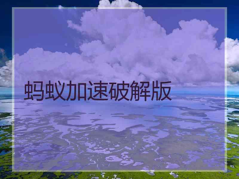 蚂蚁加速破解版