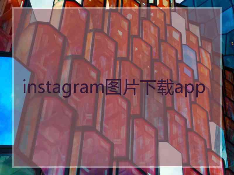 instagram图片下载app