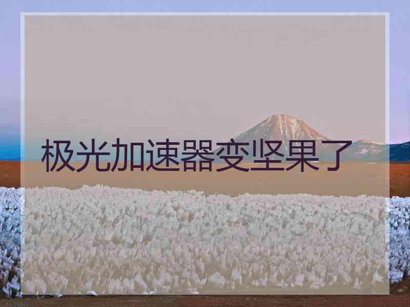 极光加速器变坚果了
