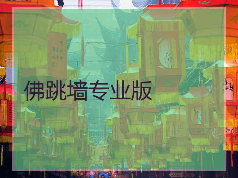 佛跳墙专业版