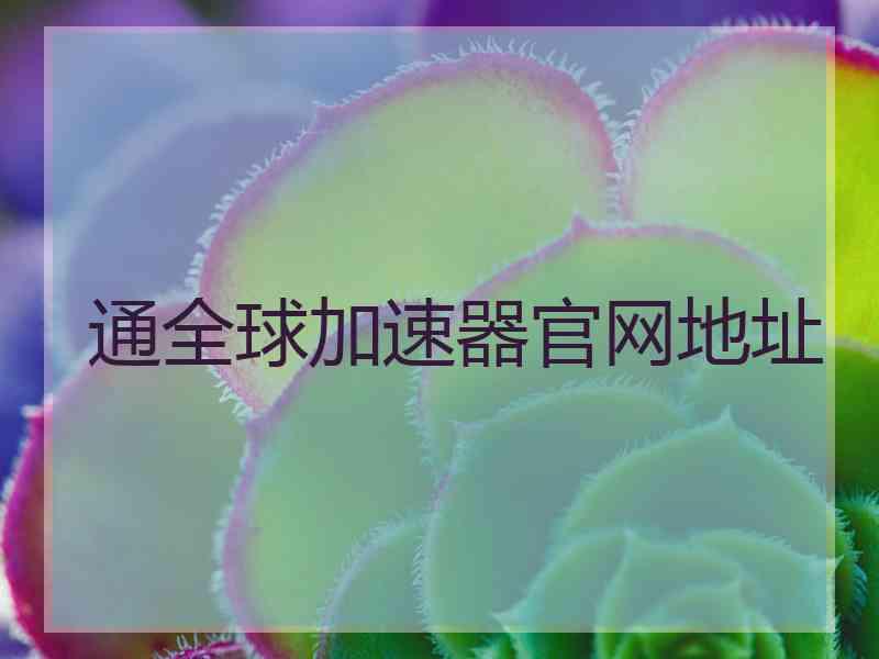 通全球加速器官网地址