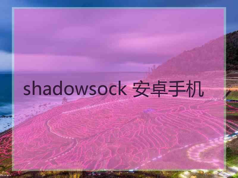 shadowsock 安卓手机