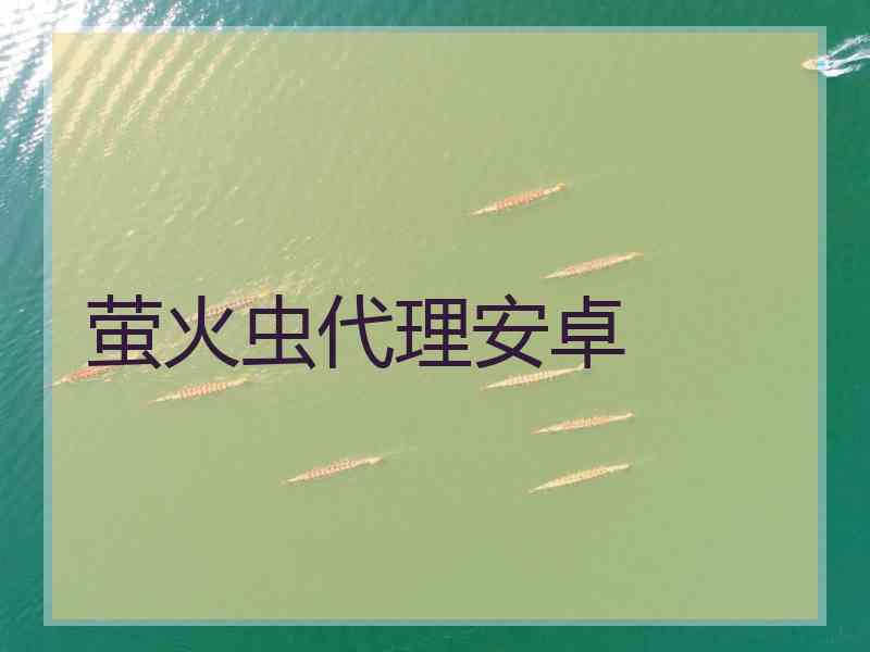 萤火虫代理安卓