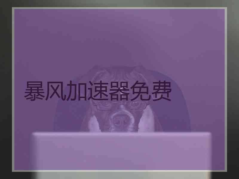 暴风加速器免费