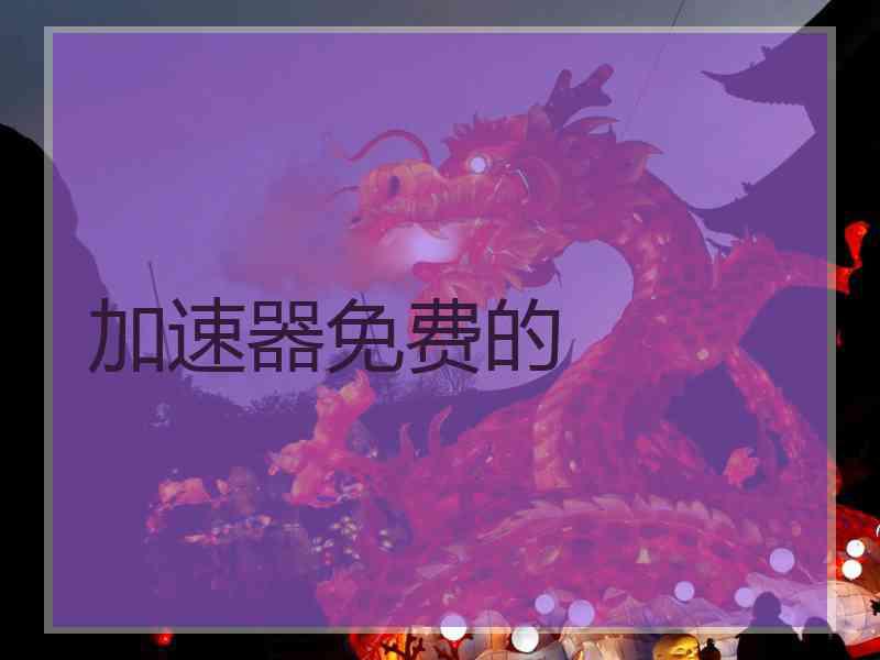 加速器免费的