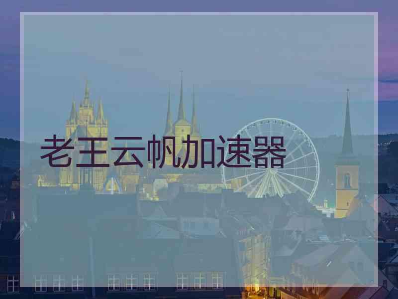 老王云帆加速器
