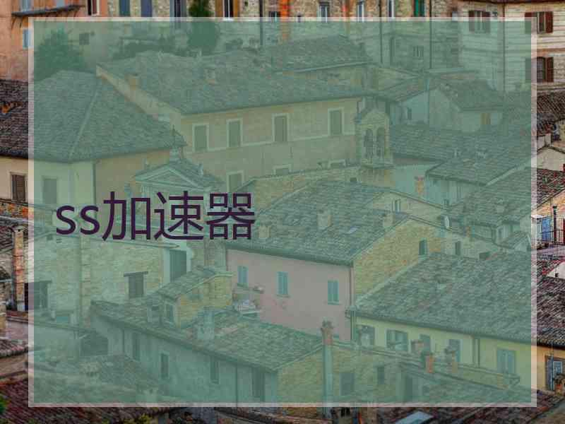 ss加速器