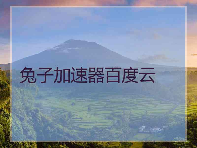 兔子加速器百度云