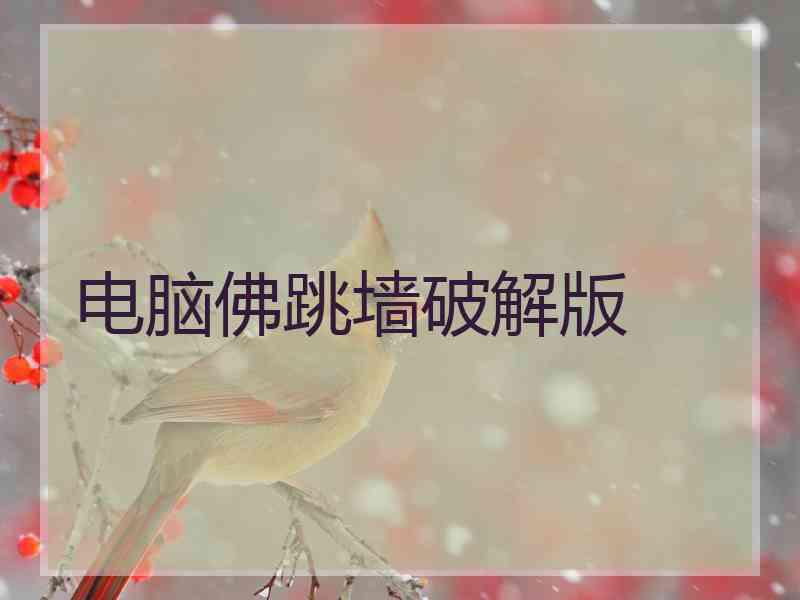 电脑佛跳墙破解版