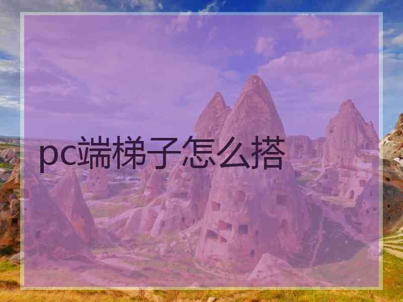 pc端梯子怎么搭