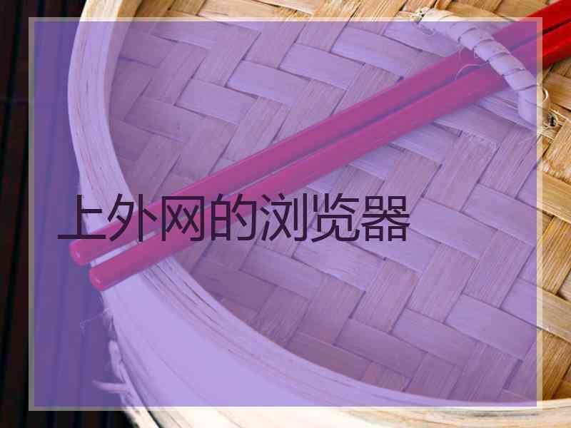 上外网的浏览器