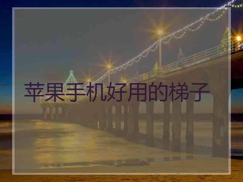 苹果手机好用的梯子