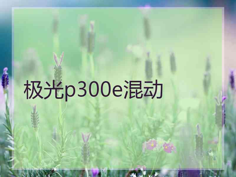 极光p300e混动
