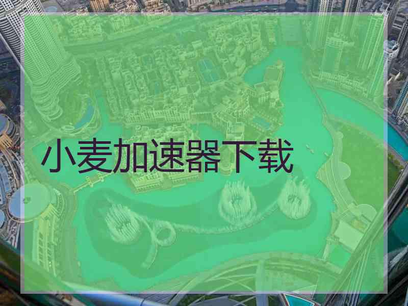 小麦加速器下载