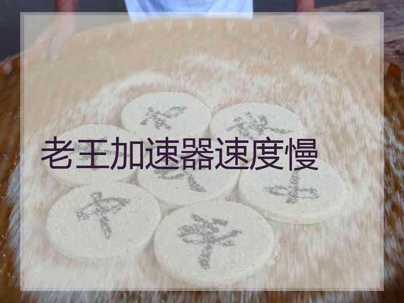 老王加速器速度慢