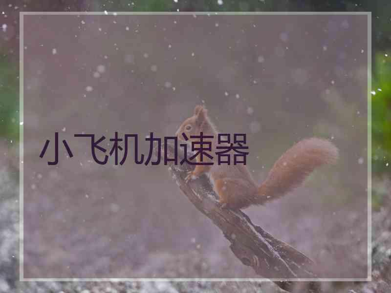 小飞机加速器