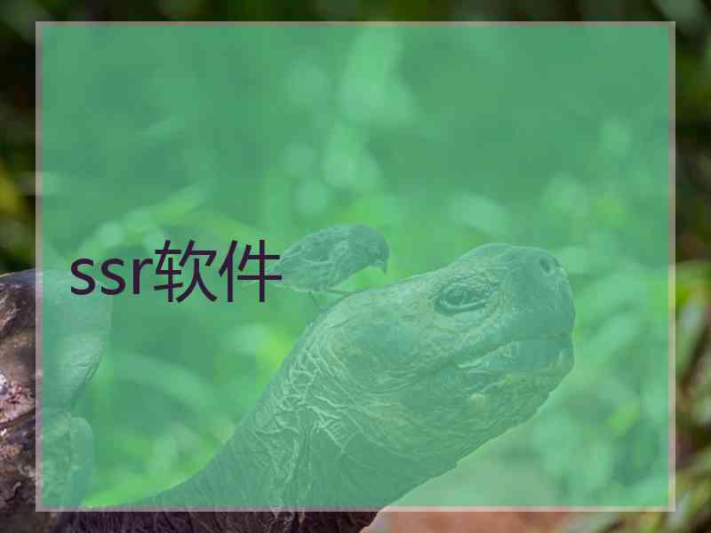 ssr软件