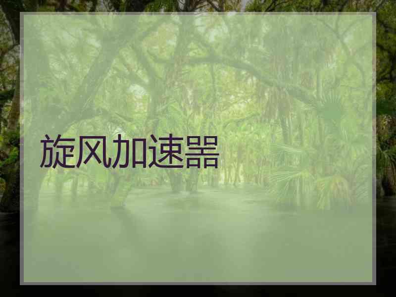 旋风加速噐