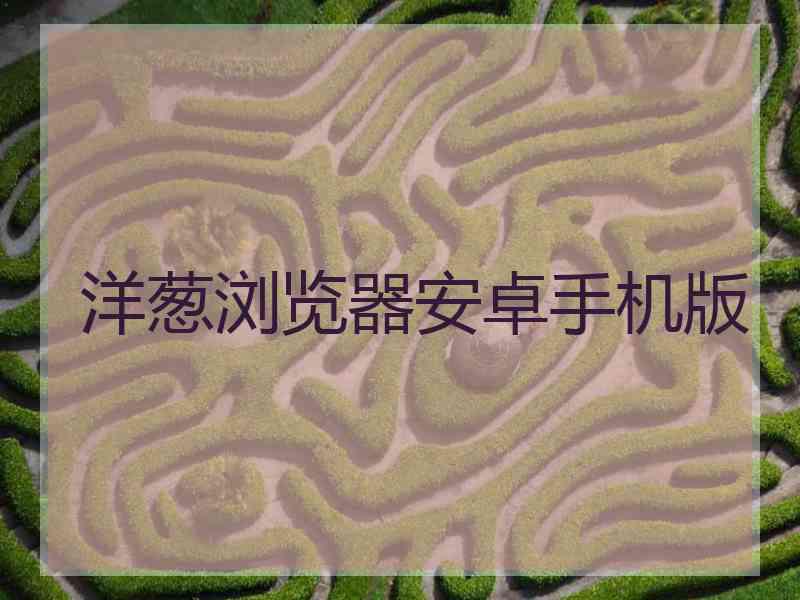 洋葱浏览器安卓手机版
