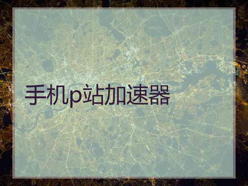 手机p站加速器