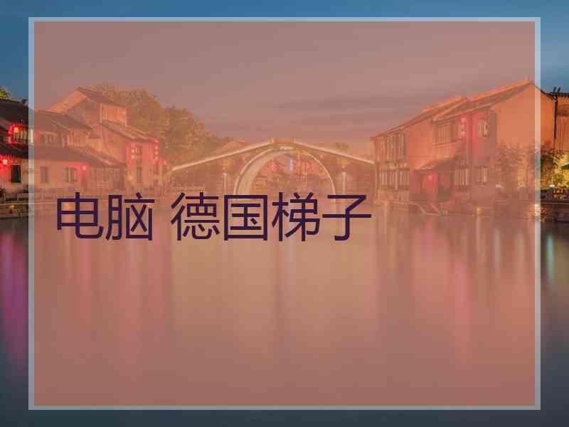 电脑 德国梯子