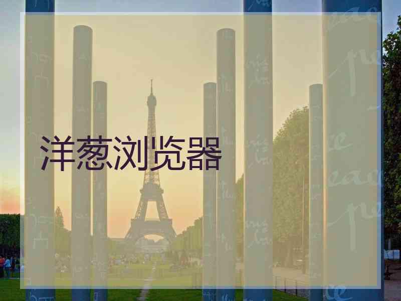 洋葱浏览器