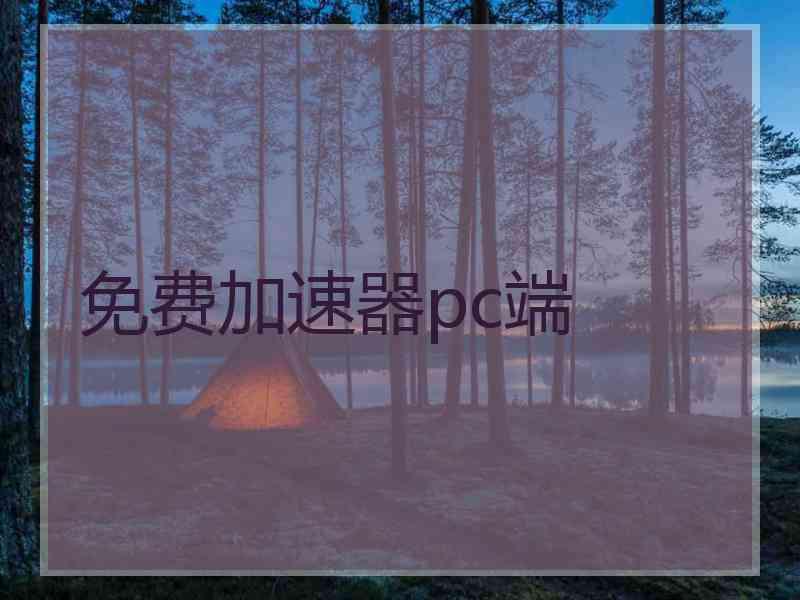 免费加速器pc端