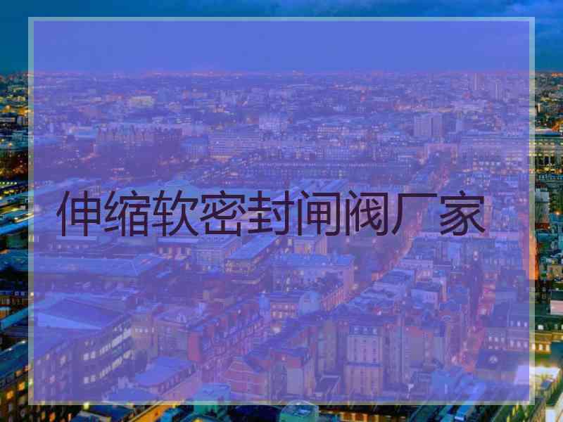 伸缩软密封闸阀厂家
