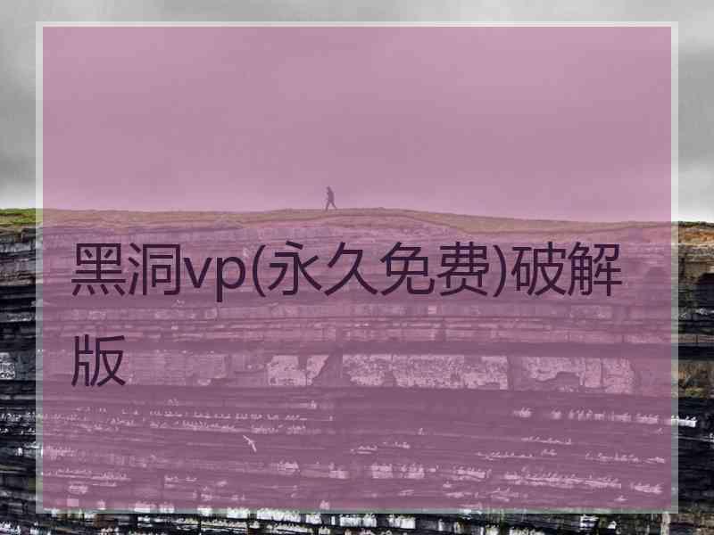 黑洞vp(永久免费)破解版